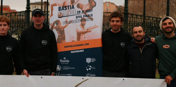 Footvolley : la finale du Championnat d'Europe à Bastia