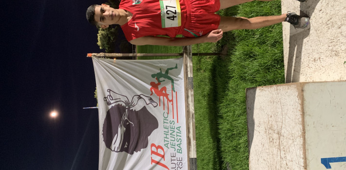 Athlétisme : Kamel El Azouzi, la nouvelle perle de l'Athlétic jeunes Bastia