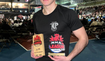 Pieds/poing : Hugo Boigeol-Baggioni, brille en MMA League.