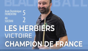 Billard  : Jean-Do Fiorentini (Corsica BlackBall), Champion de France de Billard.