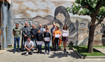 Un affrescu nantù à a tematica di a cultura à di a fede