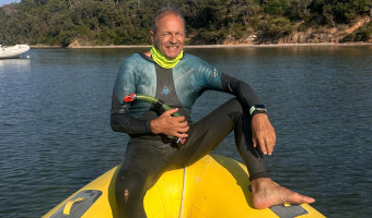Défi sportif : Etienne Meloni rechausse les palmes.