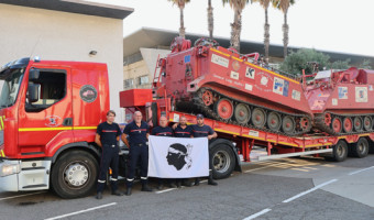 Les pompiers corses face à la guerre du feu