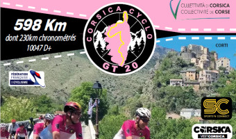 Cyclisme : 4e édition de la Corsica Cyclo GT 20,du 7 au 11 mai