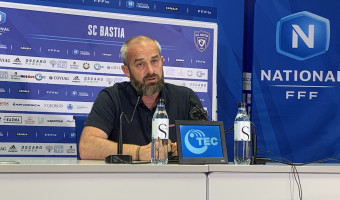 Football : Mathieu Chabert, entraineur du SC Bastia: " Une saison pleine ! "