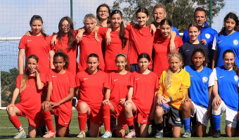Football féminin au colège de Lucciana