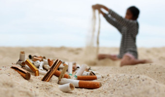 Puff ou mégot, le fléau des plages