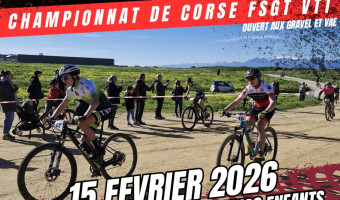 VTT. Le Roc de Mare e stagnu à Aleria ce dimanche 15 février.