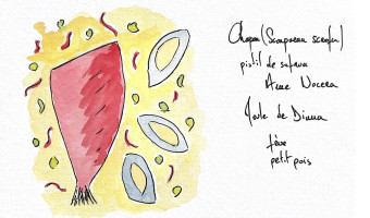 PAELLA DE CHAPON AU SAFRAN D’ANNE NOCERA MOULE DE DIANA