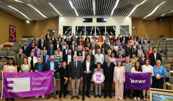 Strasbourg : premier congrés de l'alliance libre européenne